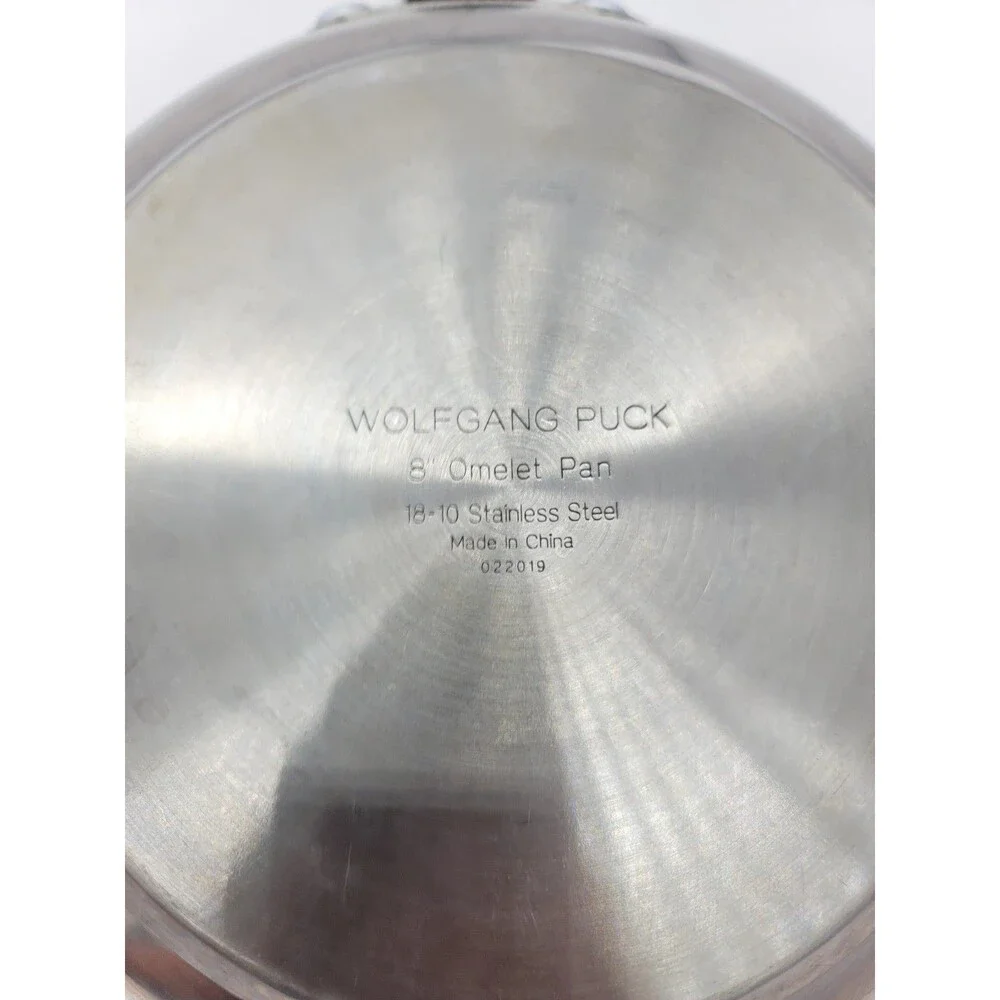 Wolfgang Puck Bistro Collection 8” Stainless Steel Omelet Pan/ Skillet